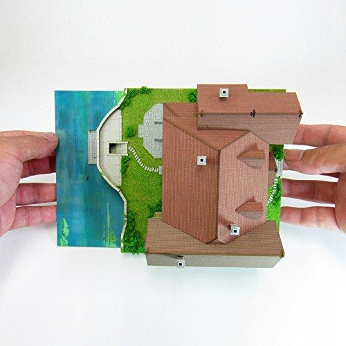 Sankei Miniature Art Kit Studio Ghibli Series When Marnie Was There Marsh House 1/220 Scale Papercraft MK07-24