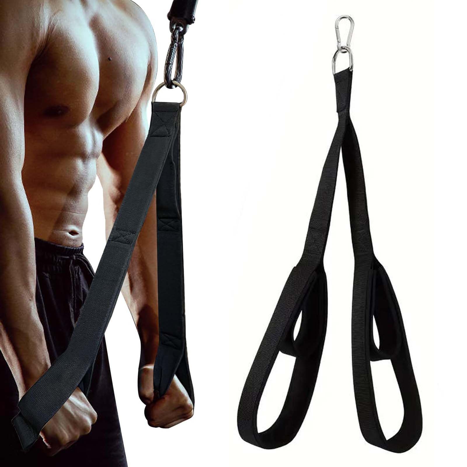 Triceps Rope Cable Pull Handles Pulley Fitness Triceps Pull Down Rope For Push-Downs Face Pulls, Gym Training Device One Size
