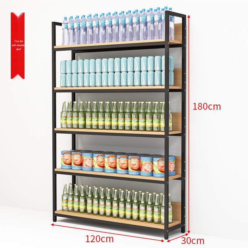 Multilayer Double-Sided Display Rack for Snacks, Drinks & Stationery