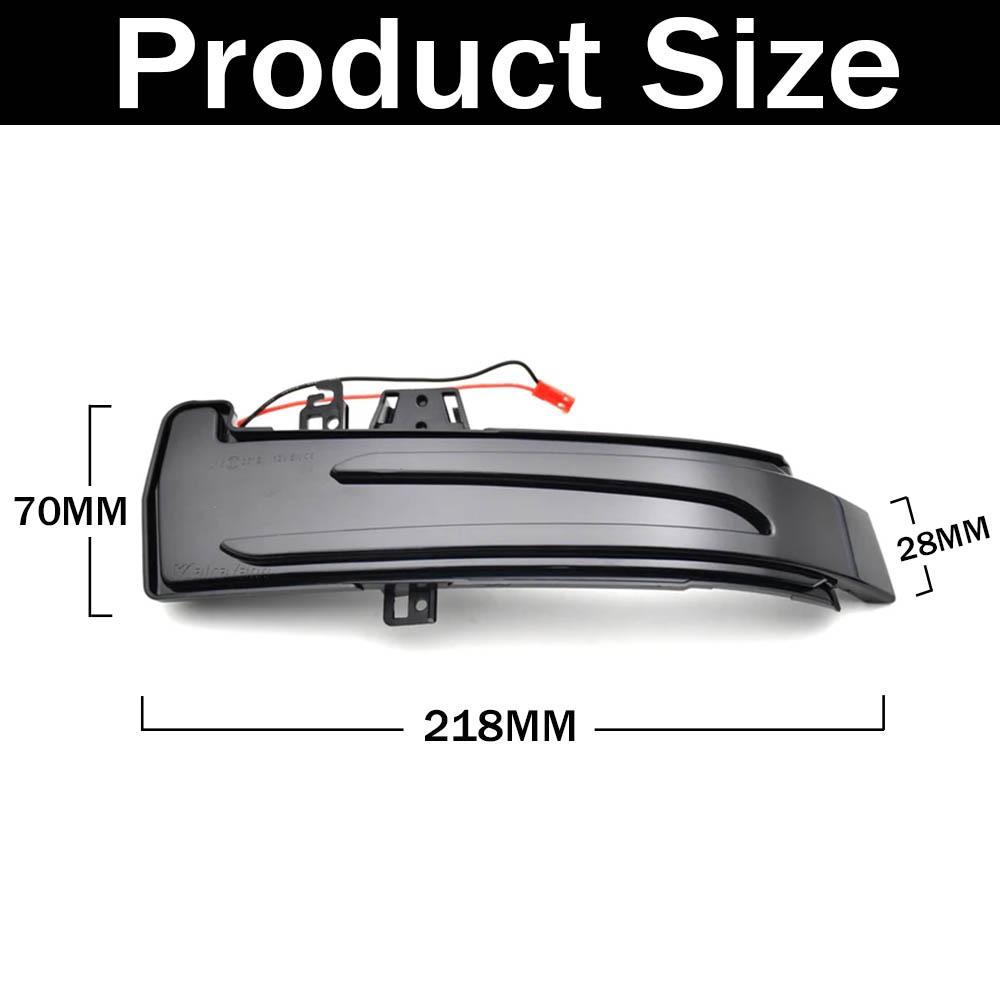 For Mercedes-Benz A B C E S CLA GLA CLS Class W176 W246 W204 W212 C117 X156 LED Dynamic Blinker LED Turn Signal Light Indicator