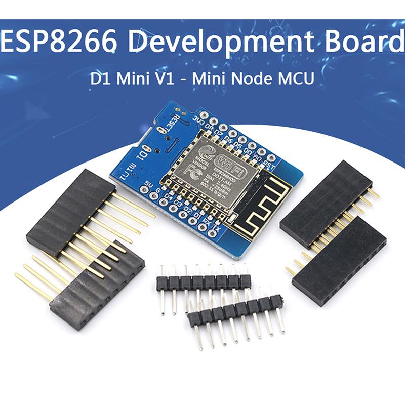 1/2PCS ESP8266 D1 Mini NodeMCU WiFi Development Board Mini Internet of Things WLAN Module 4MB Flash Micro USB Serial Chip Board