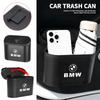 För BMW Portabel Hängande Mini Bilpapperskorg, Soptunna med Lock För BMW E46 E39 E90 E60 E36 F30 F10 E30 F20 E92 M3 M4