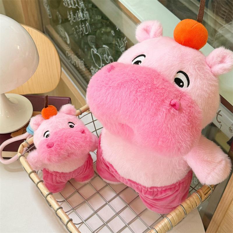 New Capybara Lulu Doll Pillow Cute Plush Pendant Doll Keychain Bag Ornament Gift