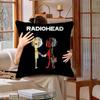 Band R-Radiohead OK Computer Cushion Cover Car Throw Pillow Case For Sofa Car Christmas Gift 40x40cm 45x45cm
