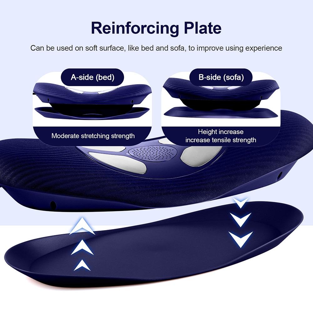 Elektrischer Lendenwirbelsäulen-Traktionsmassagegerät Vibrationen Taille Massager Airbag Taille Wirbelsäulenstütze Rückenmassagegerät Taille masajeador