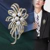 Brooch Female Pearl Flower Temperament Brooch Clothing Fixed Accessories Collar Pin Anti-light Pin Buckle Accessories
