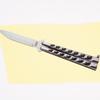 Samolepka na auto 10 stylů Butterfly Knife Osobní nálepka na auto Legrační 3D DIY škrábací obtisk 13 cm X 13 cm