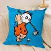Fashion MMalbon GGolf Cushion Cover Soft Plush Fabric DoubleSided Printed Sofa Cushion Cover for All Seasons Home Decor Gift