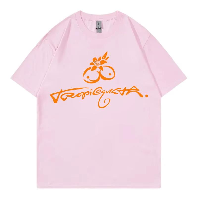 Karol G Tropicoqueta 2025 New Album Logo Graphic T Shirts Harajuku Pop Music Short Sleeve T-shirt Men Women Y2k Fashion T-shirts