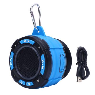 Bluetooth Shower Speaker IPX7 Floating Pool Speaker with RGB Lights Wireless Stereo Bass with Mic Su