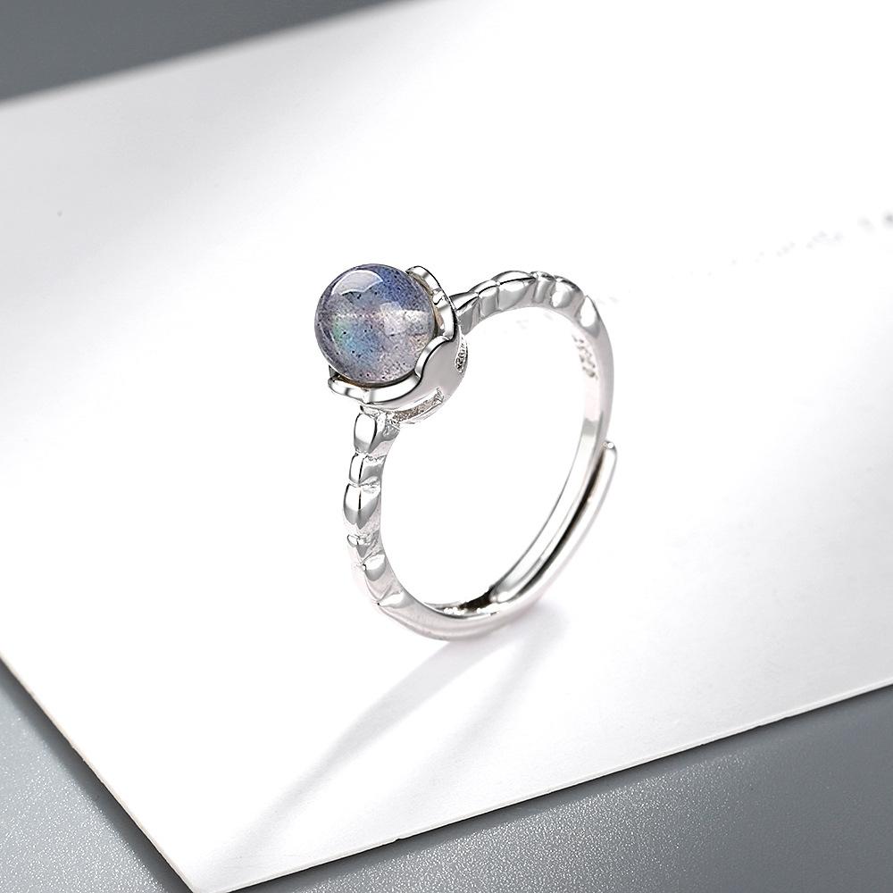 New 925 Sterling Silver Ring AAA Zircon Adjustable Simplicity Fashion Exquisite Women Jewelry Accessories Wedding Party Gift