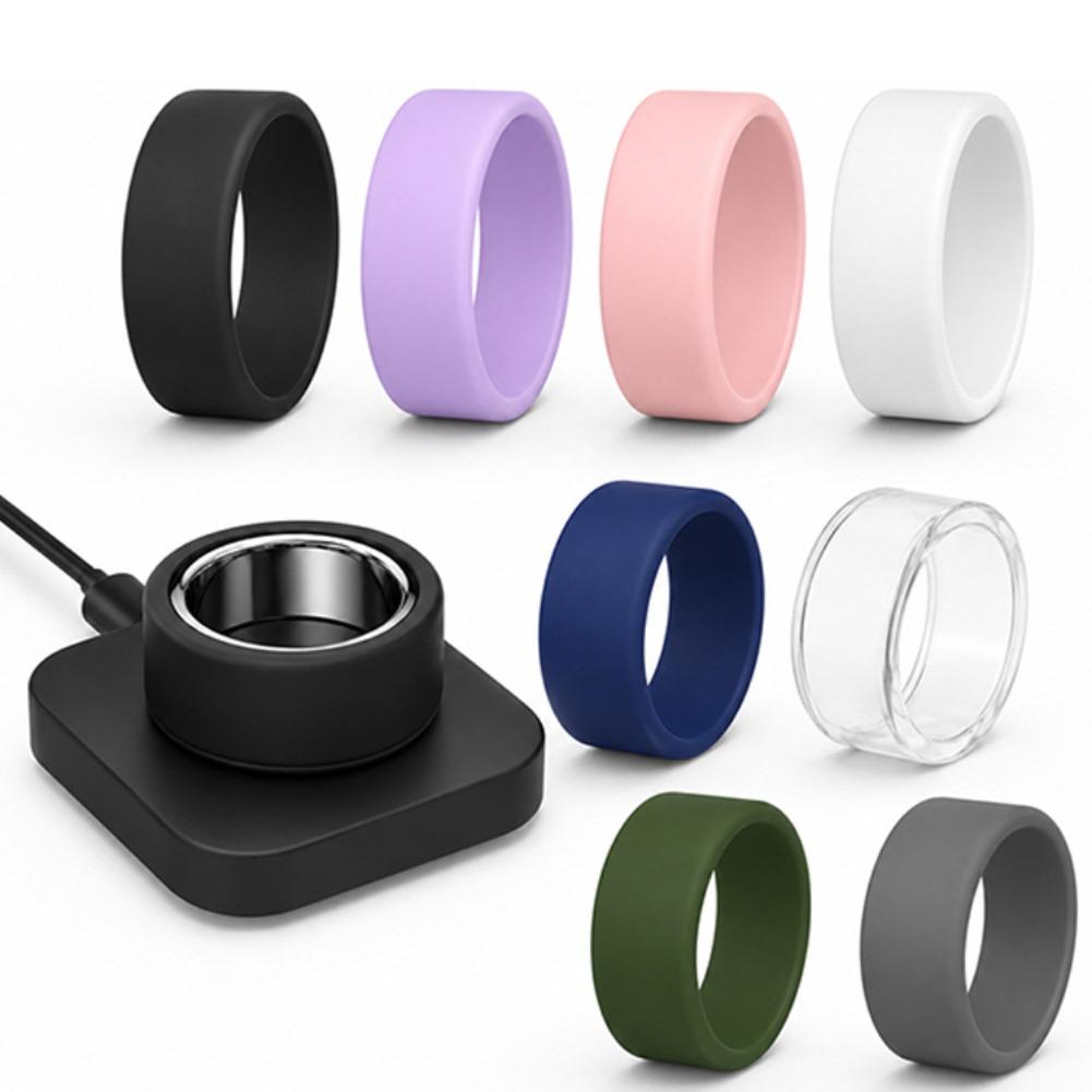 Ring protective cover for Oura Ring 5, Anti-Scratch Silicone Smart Protector Elastic Ring Finger Case Work Out Gym for Women Men