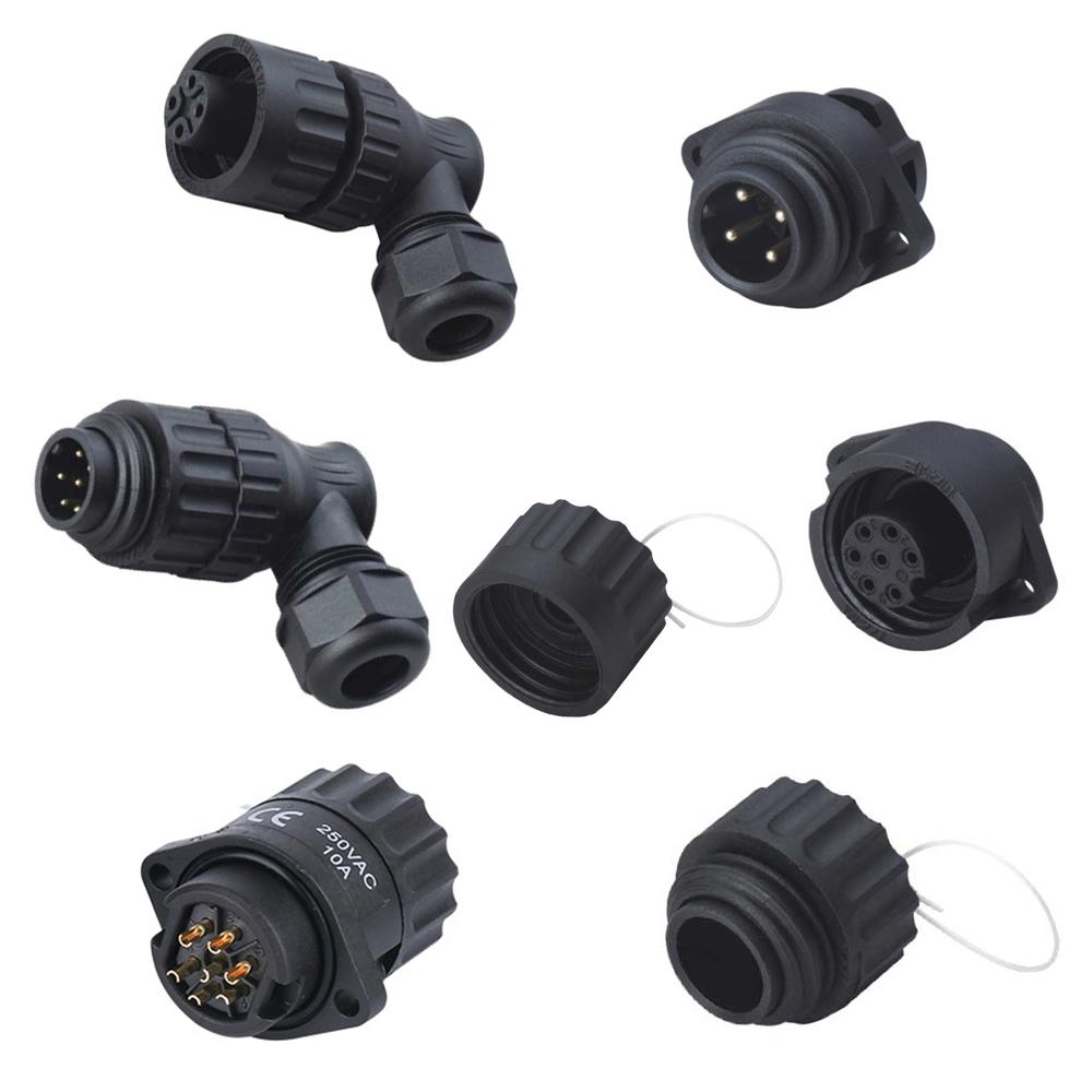 WEIPU WA22 TL+Z 4Pin 7Pin Signal Adapter Male Female Plug Solder/Screw Connect Waterproof Power Plastic Aviation Connector IP67