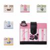 Ultra Thin Embroidery Cat Wallet Korean Style Coin Pouch Casual Card Bag  Women