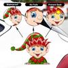 Christmas Decor Elf Peeking Sticker, Car Window Decals Vinyl Waterproof Stickers for Cars Truck SUV Laptop Bumper Car Stickers and Decals (Elf)