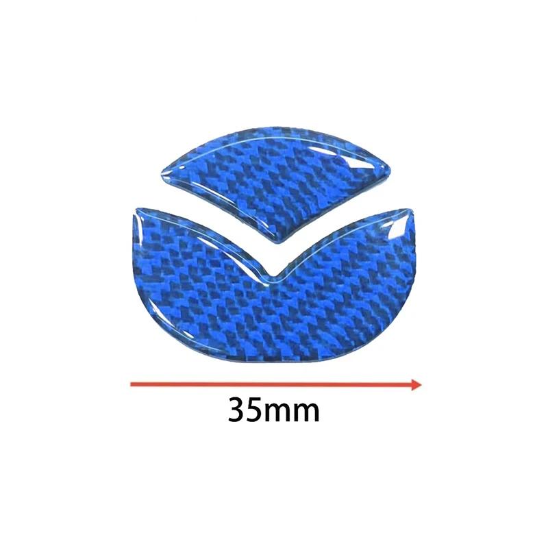 Epoxy Sticker Car Steering Wheel Emblem Modified Decal for Mazda Axela CX3 CX4 CX5 RX7 Atenza MX3 MX5 CX9 CX7 RX8 SKYACTIV
