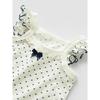 Class a Thin and Soft Children's Pure Cotton Mesh Romper, Girls' Strap Jumpsuit, Infant and Toddler Summer Bodysuit