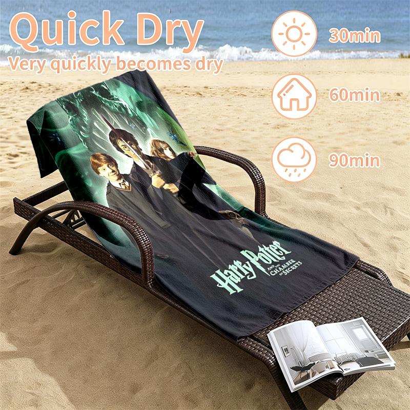 Harry Potter Beach towels also serve as bath towels summer essential a musthave for the outdoors the beach and the pool