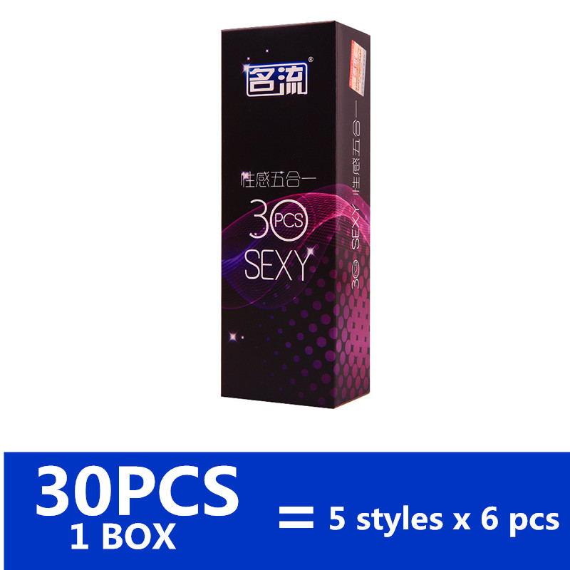 MingLiu G Spot Condom 100/30 Pcs 5 Types Spiral Spike Condoms