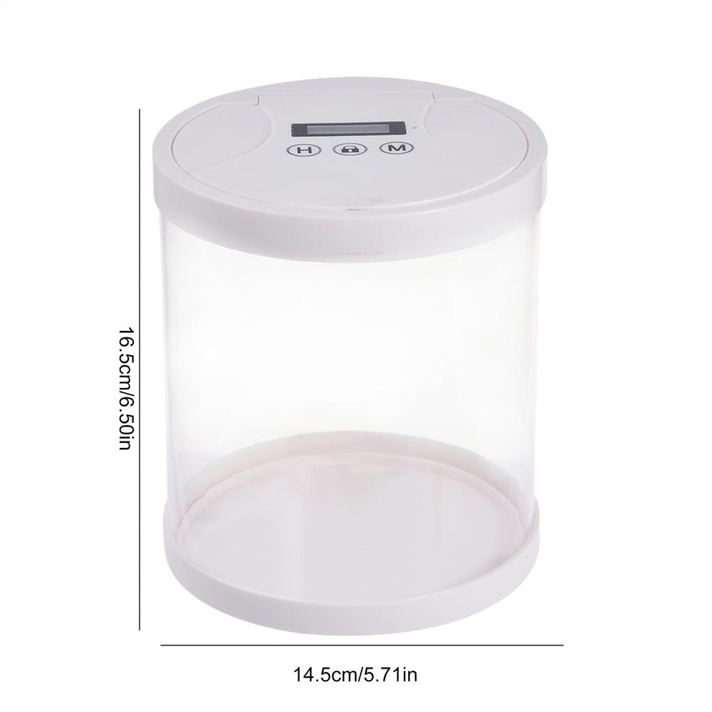 Electronic Time Lock Box Timer Lock Container Multi Function Time Lock Box Bin For Cigarettes Toys Self-Control Timer Locker