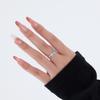 Elegant Versatile And Adjustable Ring With Bright Gemstones For Womens Fashion