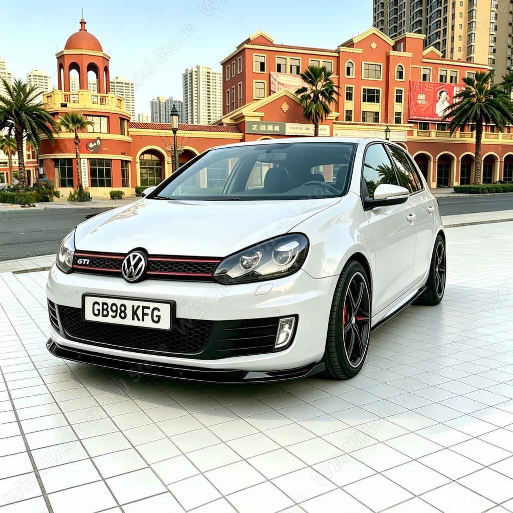 Spoiler Sottoparaurti Anteriore Auto Nero Lucido Stile Maxton Splitter Per VW Golf MK6 GTI GTD TSI TDI MPI Standard 6R R20 2009-2013