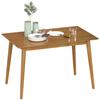 Dining Table Design Large Top 4-6 People In Wood Dim. 120L X 75W X 76H Cm