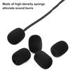 Microphone Cover Ultra Soft High Density Sponge Headset Mic Windscreen Replacement for Interview