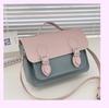 CC Retro Style DIY Color Block Women's Crossbody Shoulder Bag – Perfect Gift for Girlfriend