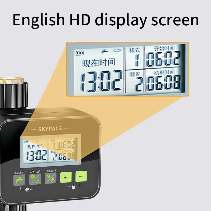 Controller de irigare pentru grădinărit Temporizator automat de udare inteligentă Sistem de irigare pentru utilizare în exterior Temporizator de udare a gazonului