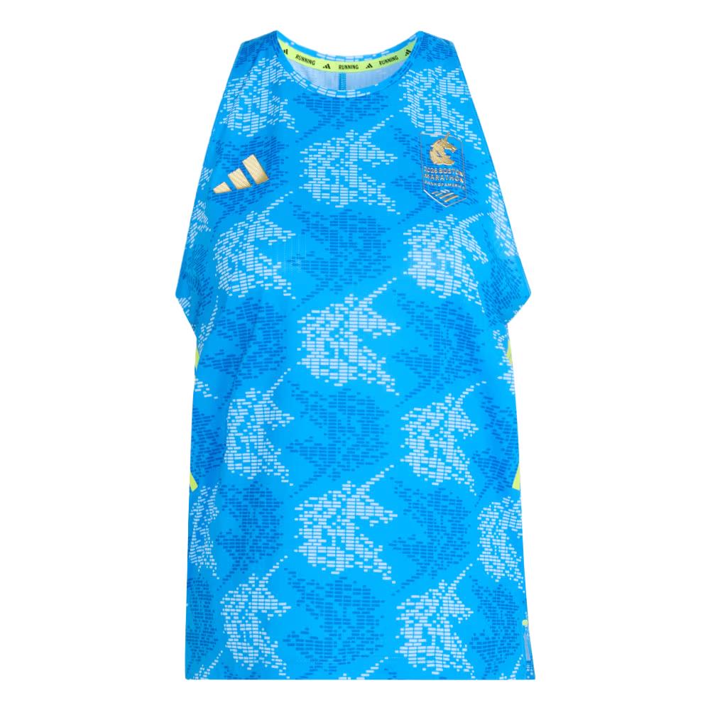 Adidas Boston Marathon 2026 All-Over Print Comfortable Soft Skin-Friendly Round Neck Running Tank Top Women tank tops KE6207 XS