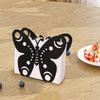 Butterfly Napkin Holder Elegant Hollow Design Metal Freestanding Tissue Dispenser For Farmhouse Cafe Restaurant Kitchen Home