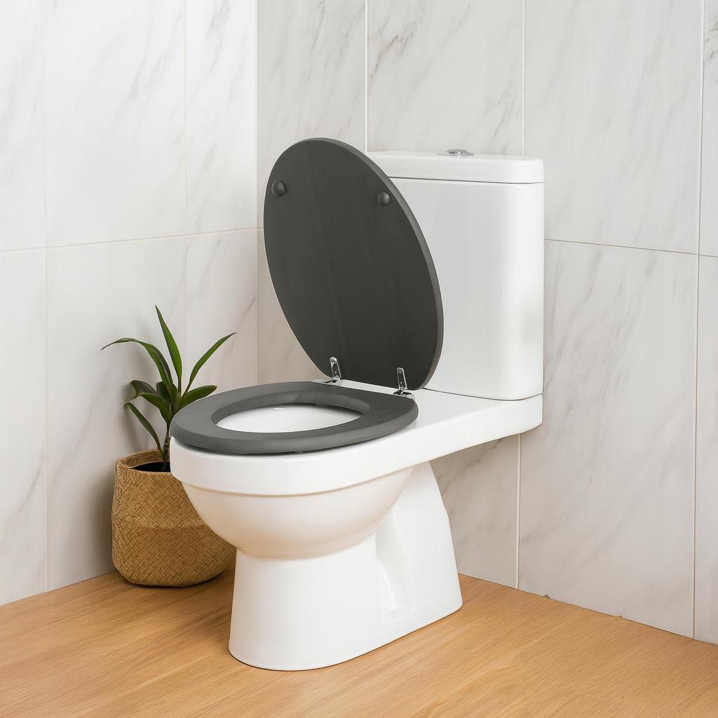 Deska sedesowa wc toaletowa mdf wzór drewno wolny opad uniwersalna faktura