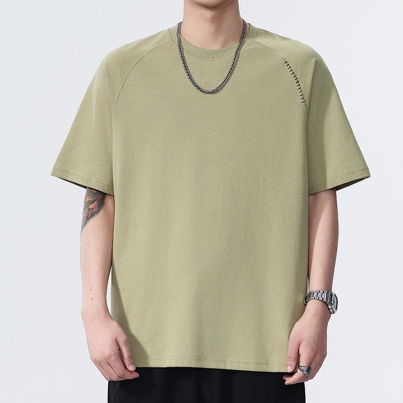 New Summer Men's Round Neck Short T-shirt Short Sleeve Thin Casual Youth Half-sleeved Shirt