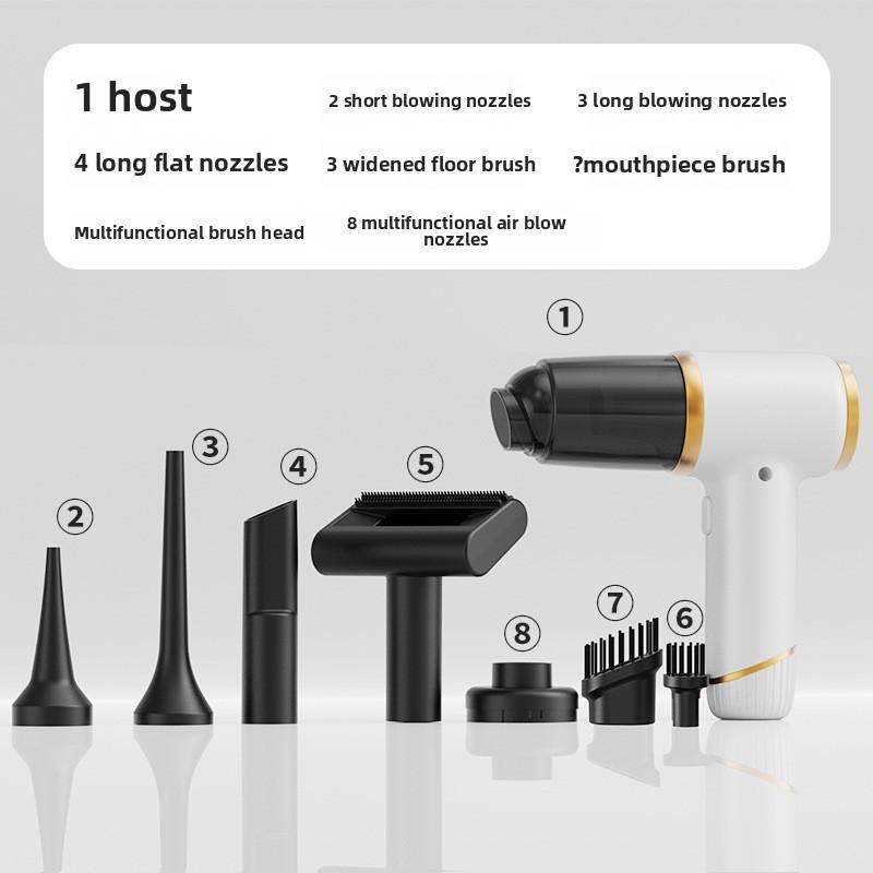 

Пылесос Автомобильный Выдув и Всасывание Двойного назначения Беспроводной Большой Аспиратор Маленький Пылесос Клавиатура Бытовой Пылесос