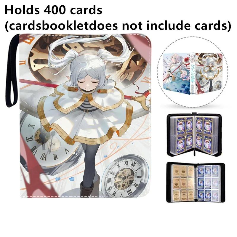 Anime Frieren: Beyond Journey's End 400pcs/900pcs Card Album Book Collection Card Zipper Game Cards Binder Holder Kids Gifts