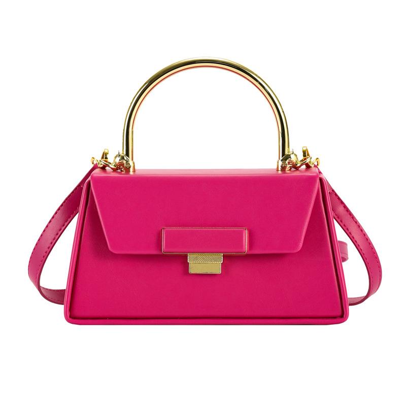 Simple Solid Color Girls Shoulder Bag Fashion Texture Girls Handbag Niche Design Ladies Crossbody Bag