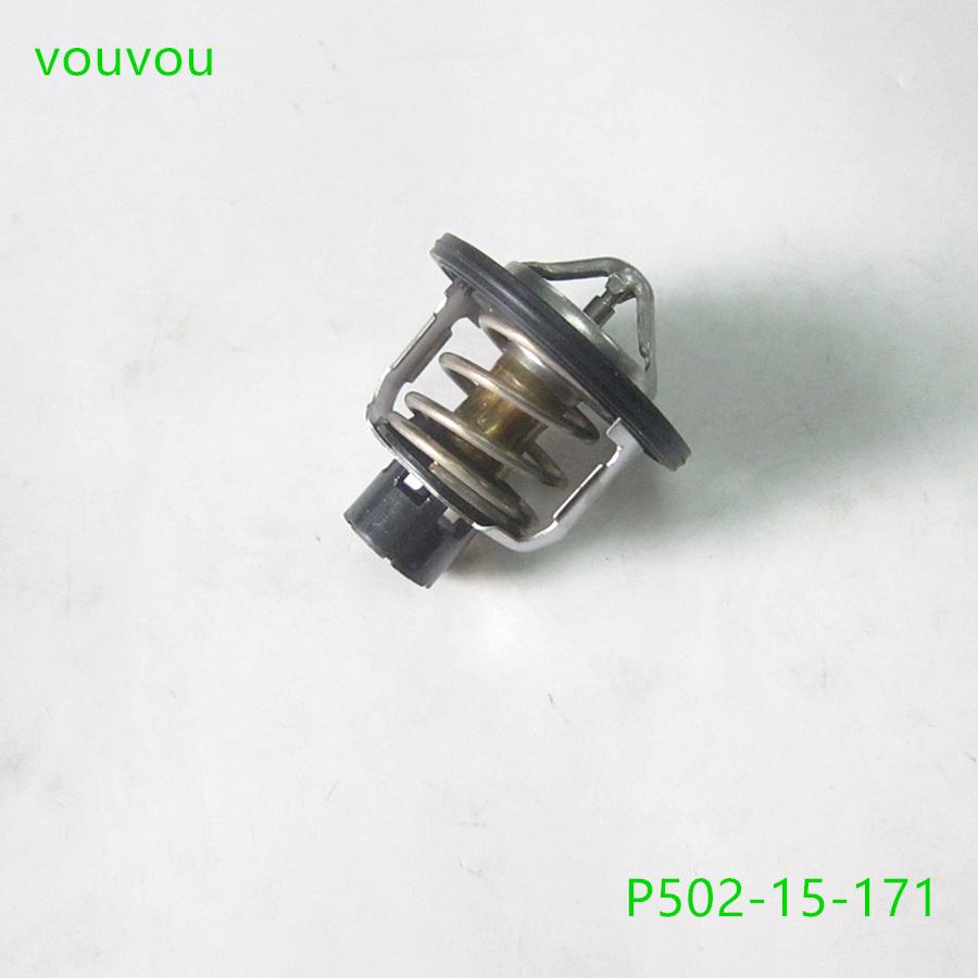 Car accessories P502-15-171 skyactiv engine cooling thermostat for Mazda 2 14-19 CX-5 CX-8 cx9 2019 CX-3 CX-4 MX-5 88 degree 1 pcs China copy