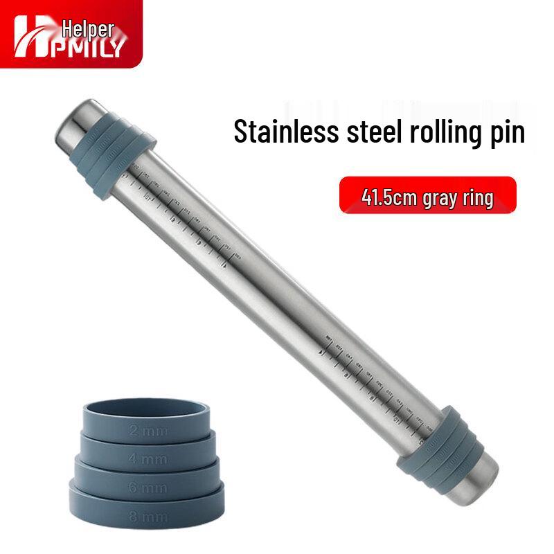 

HPMILY Food-Grade Stainless Steel Adjustable Rolling Pin