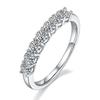 Redleaf Fashion Jewelry 18K 24K Gold Men Women Minimalist 925 Sterling Silver Ring Gold Plated Ring