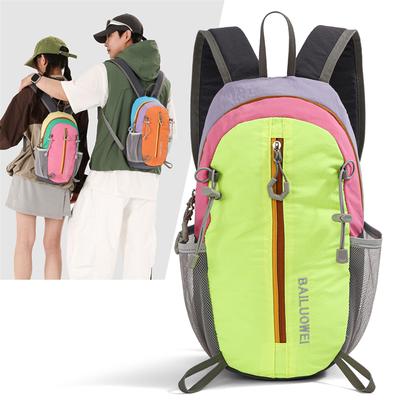 Leichter Reiserucksack Wasserdicht Outdoor Unisex Pendler Colorblock Kleiner Rucksack