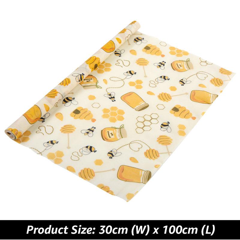 New Beeswax Wrap Eco-friendly Kitchen Wrap Replacement Organic Natural Bees Wax Reusable Mixed Pattern Beeswax Food Wrappers