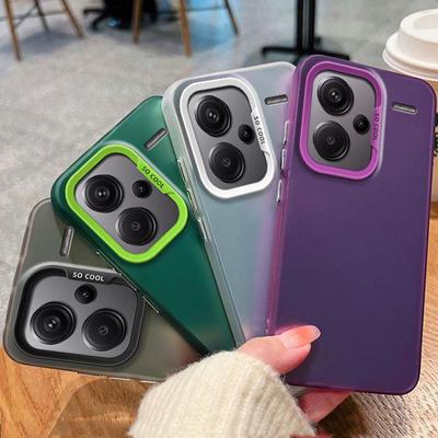 Pentru Redmi Note 13 Pro+ Husă Redmi Note 13 Pro Plus 5G Husă pentru telefon 23090RA98I Husă 13pro+ Husă mată de lux metalic Aurora Skin