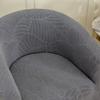 Stretchy Armchair Fitted Cover. Velvety Chair Couch Cover, Gentle Anti-Slip, High Stretchy Plain Padded Club Dining Chair Cover
