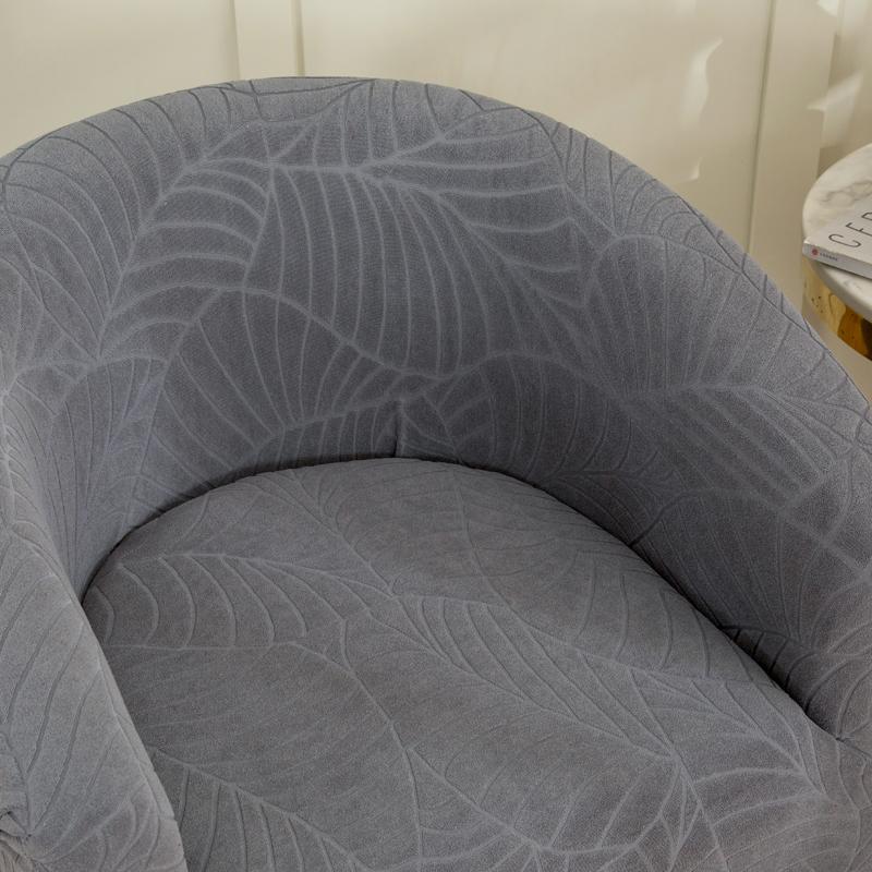 Stretchy Armchair Fitted Cover. Velvety Chair Couch Cover, Gentle Anti-Slip, High Stretchy Plain Padded Club Dining Chair Cover