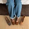 Innere Höhenerhöhung quadratischer Kopf Retro Ballett Einzelne Schuhe Damenschuhe Herbst 2025 neue flache französische Mary Jane Schuhe