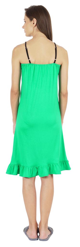 Inkmeso Solid Women  s Spaghetti Strap Nightwear Sleeveless Chemise