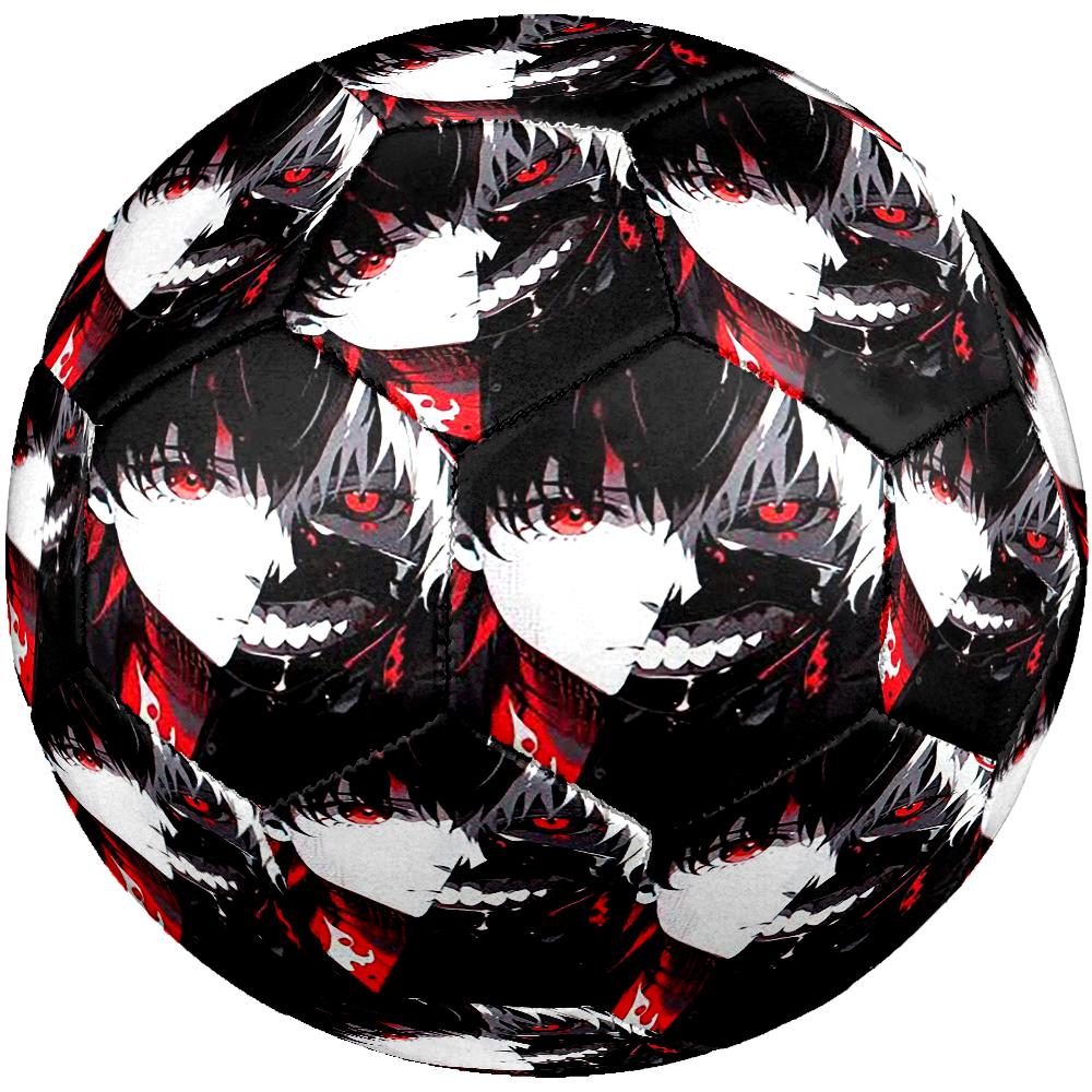 Tokyo Ghoul Theme Size 5 Soccer Ball, Suitable for Both Indoor and Outdoor Matches, a Gift Suitable for Everyone.