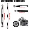 Motorcycle Gear Shift Linkage, Shifter Linkage Compatible for Harley Davidson 1980-2024 Street Glide, Electra Glide, Road Glide, Road King, Tri
