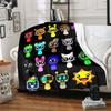 1pc Blanket Sprunki9 Print Design, Lightweight Blanket for Sofa, Bed- Soft &Warm, Gift for All Seasons Like Christmas, Halloween